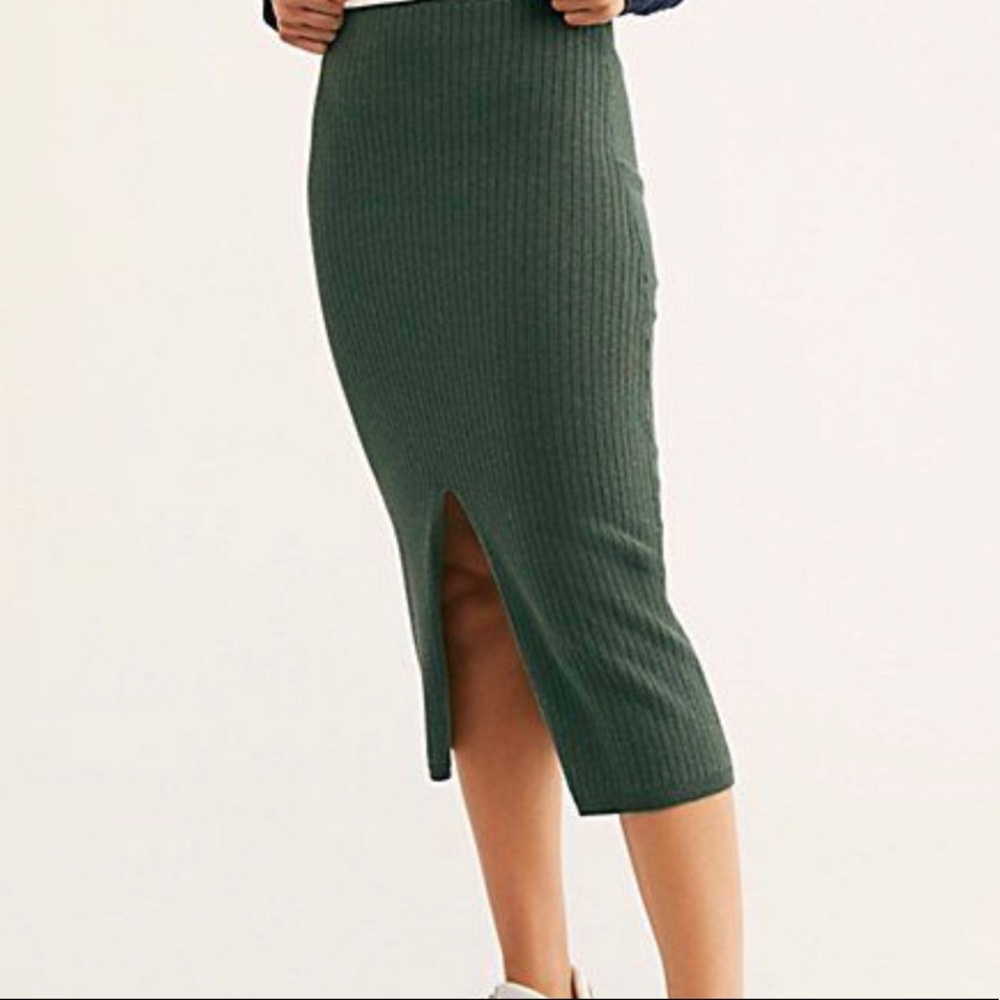 Free People Midi Skirt